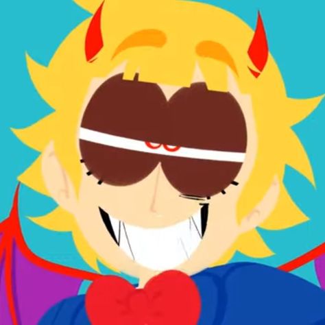 Hellpark Pip Icon, Damien Thorn Hellpark, Pip Pirrup, Pip And Damien, Trigger Fish, Damien Thorn, South Park Videos, Aphmau Characters, Hell Park