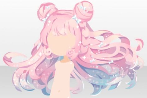 Magical Girl Hair, Hair Colour Design, Chibi Hair, Manga Hair, Hair Sketch, Chibi Anime Kawaii, Cocoppa Play, Animated Drawings, Anime Hair