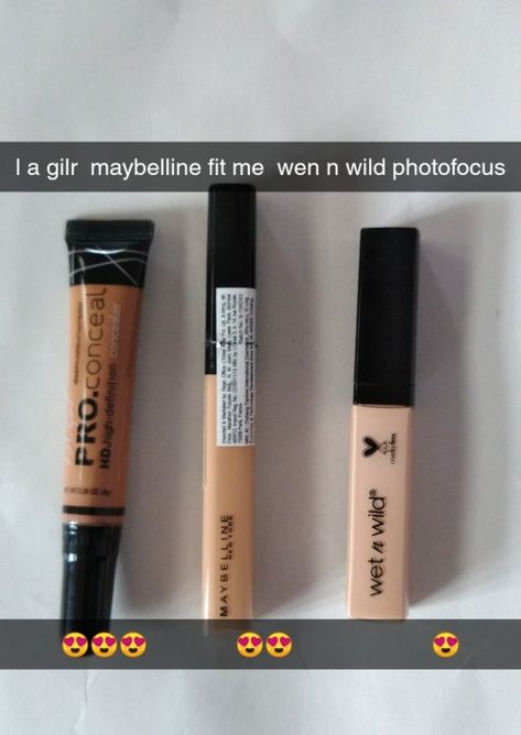 Wet N Wild Concealer, Photo Focus, Wet N Wild, Makeup Products, Maybelline, Concealer, A Girl, Makeup, Beauty