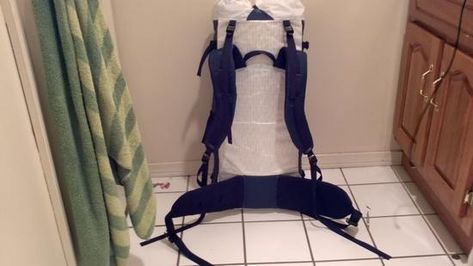 MYOG Internal Frame Pack - Backpacking Light Myog Backpack, Frame Backpack, Diy Backpack, Light Backpack, Backpacking Gear, Diy Sewing Pattern, Pretty Fabric, My Brother, Christmas Present