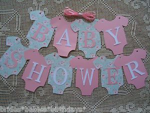 Baby Shower Banner Ideas, Baby Shower Girl Diy, Onesies Baby, Idee Babyshower, Baby Shower Pink, Baby Shower Deco, Idee Cricut, Green Diy, Unisex Baby Shower