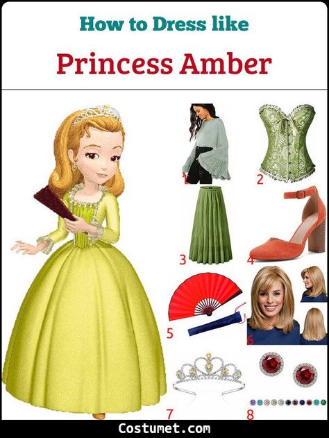 Sofia And Amber Costumes, Sophia The First Halloween Costume, Sofia The First Costume Teens, Sofia The First Halloween Costume, Sofia The First Cosplay, Princess Amber Sofia The First, Amber Sofia The First, Sophia The First Costume, Sofia The First Costume