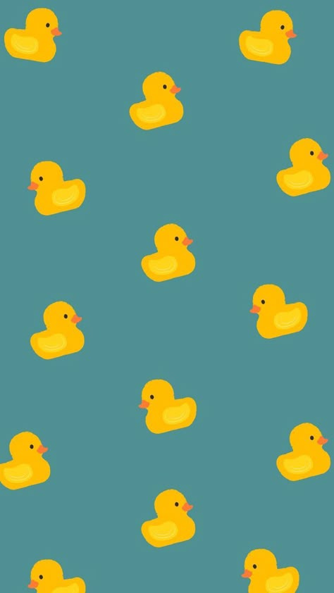 Duck Wallpaper, The Best Wallpapers, Best Wallpapers, Wallpaper Iphone Summer, Rubber Ducks, Wallpaper Cute, Cute Wallpaper, Iphone Wallpaper Themes, Preppy Wallpaper