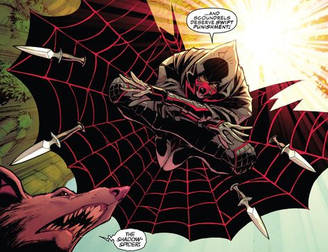 Miles Morales as The Shadow Spider in Champions #25 Part 2 Shadow Spider, Earth 1610, Missing Friends, Futuristic Samurai, Roll For Initiative, Batman Concept, Miles Morales Spiderman, Marvel Champions, Marvel Characters Art