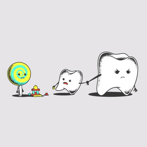 365-Day Challenge: I Drew One Funny T-shirt Design A Day Dental Fun, Cheesy Jokes, Charmmy Kitty, Dental Art, Cute Puns, Bad Friends, Dental Humor, Funny Illustration, Funny Doodles