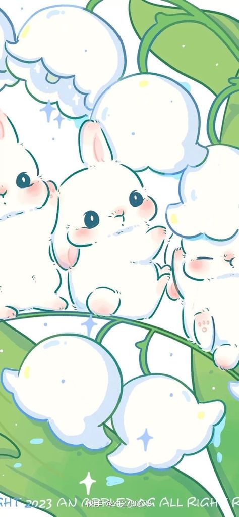 Drawings Wallpaper, Pic Cute, Wallpapers Cute, Cute Animal Drawings, Tech Design, Cute Cartoon Wallpapers, Rabbits, Animal Drawings, Wallpaper Iphone