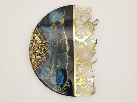 DIY resin wall art