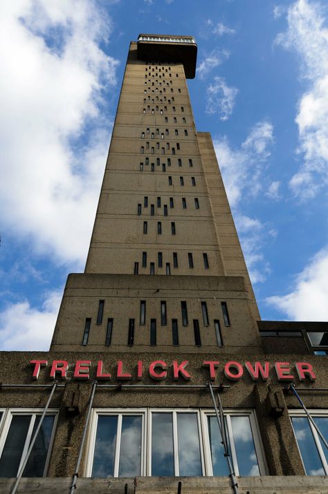 Trellick Tower, Cement Building, Scifi Environment, North Kensington, British Houses, Luxury High Rise, Brutalism Architecture, Brutalist Buildings, Notting Hill London