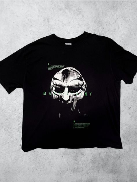 MF DOOM Madvillainy Homage T-shirt Mf Doom Shirt, Mf Doom T Shirt, Mf Doom, Shirt And Pants, Fitness Inspo, Something To Do, Cool Outfits, Casual Outfits, Cute Outfits