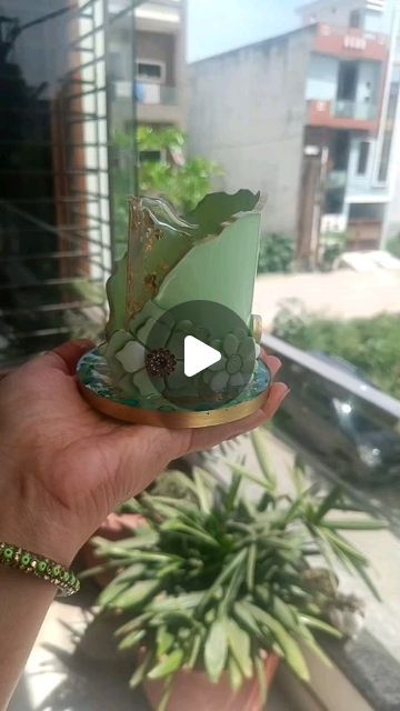 Priya Jain on Instagram: "Sold out❌❌ Dm to get yours   Resin holder Can be used for keeping brushes, 🖊️ pens, or even cutlery Can be customised Dm to order  #resin  #resinart  #customised  #resinpenholder #resinholder" Resin Pen Holder, Resin Tissue Holder, Spoon Holder Ideas, Resin Pen, Blue Keychain, Cutlery Holder, Spoon Holder, Resin Craft, Creative Painting