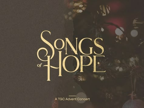 Songs of Hope: Advent Concert by Gabriel Reyes-Ordeix on Dribbble Hope Advent, Church Media Graphics, Christmas Brochure, Christian Concert, Church Branding, Social Media Church, Christian Graphic Design, Hope Christmas, Church Images