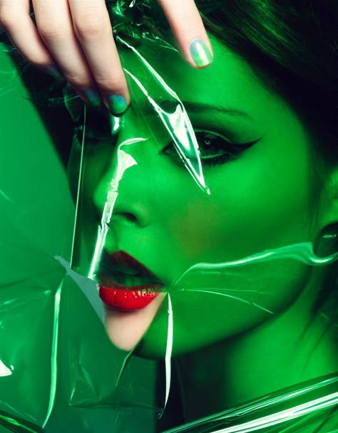 "Morning Beauty" | Model: Coco Rocha, Photographer: Craig McDean, W Magazine, October 2006 Craig Mcdean, Green Inspiration, Color Personality, Green Makeup, Foto Art, 인물 사진, Green Aesthetic, Photography Inspo, Beauty Photography