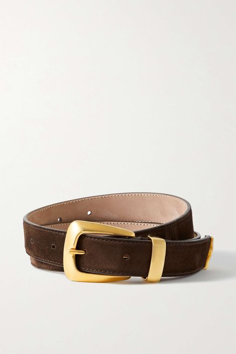 Suede Belt, Brown Belt, Fall Shopping, Leather Belts, Ski Wear, Mr Porter, Brunello Cucinelli, Brown Suede, Mens Belts