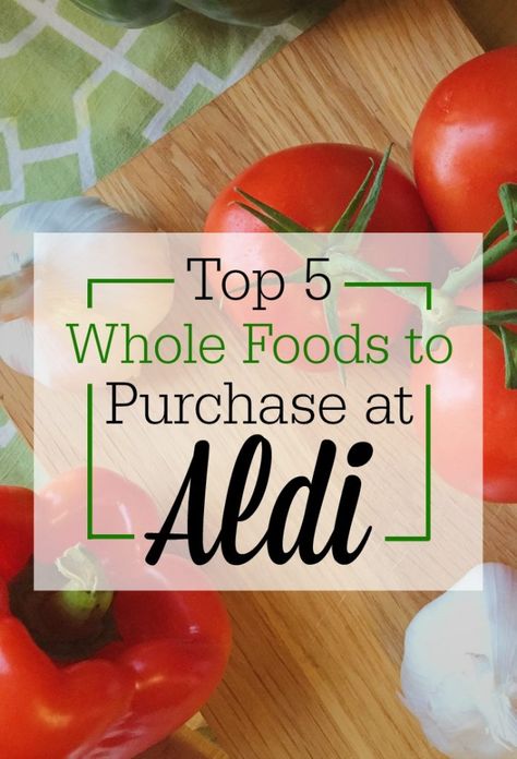 Shopping at ALDI has saved me so much money on real, whole foods! Here are the top 5 whole foods items you can find at ALDI grocery stores. Healthy Menu Plan, Shopping At Aldi, Aldi Meal Plan, Aldi Shopping, Food Budget, Lowest Carb Bread Recipe, Food Resources, Grocery Budget, Nutritious Diet