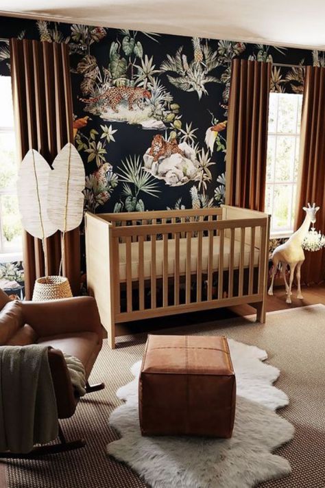 Ahead, we are rounding up the top modern nurseries making waves in 2022 to inspire your nursery design project. Dark Nursery, Modern Nursery Design, Modern Nursery Furniture, Safari Theme Nursery, Nursery Room Design, Baby Boy Room Nursery, Baby Room Inspiration, Nursery Modern, Nursery Room Inspiration