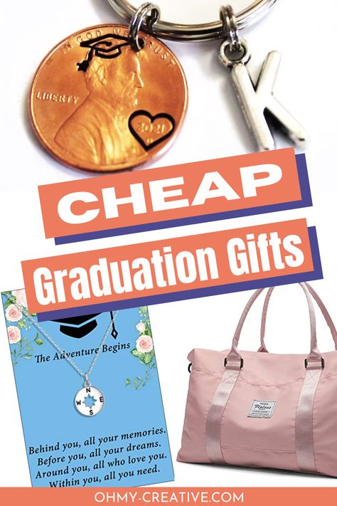 Save money and still give thoughtful graduation gifts - these cheap graduation gifts are inexpensive and considerate at the same time. Don't break the bank – these inexpensive graduation gifts will make the grad just as happy. From fun and practical presents to heartfelt tokens of your appreciation, we've got you covered. Cheap Graduation Gifts, Diy Graduation Gifts College, Graduation Party Candy Bar, Graduation Gifts For Students, Inexpensive Graduation Gifts, Thoughtful Graduation Gifts, Graduation Gifts For Friends, Diy Graduation Gifts, Best Wishes Card