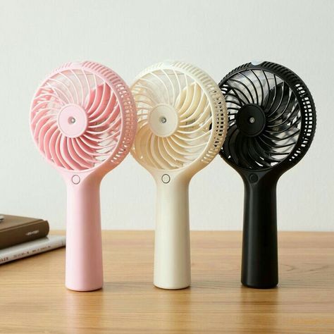 Kipas Angin Portable, Alat Makeup, Handheld Fan, Fan Fashion, Portable Fan, Cute School Supplies, Hand Held Fan, Girly Accessories, Cool Gadgets To Buy