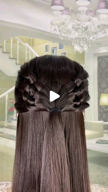 Elastic Band Hairstyles, Hairstyles With Elastic Bands, Band Hairstyles, Beautiful Braided Hair, Easy Hairstyle, Braided Hair, Elastic Band, Easy Hairstyles, Braided Hairstyles