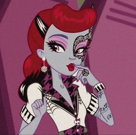 Operetta Monster High Icon, Old Kids Shows, Monster H, Arte Monster High, Moster High, Amy Brown, Myers Briggs Personalities, Monster High Art, Monster High Characters