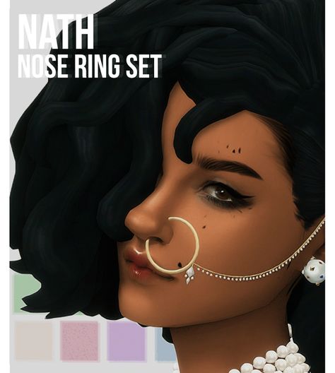 venus hair | okruee on Patreon Sims Accessories, Sims 4 Piercings, Cc Sims4, Pelo Sims, Sims 4 Mm Cc, Face Piercings, Hairstyle Tutorials, Sims 4 Dresses, Sims 4 Mm