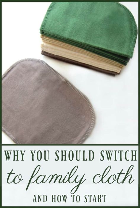 Why You Should Switch to Family Cloth and How to Start - The Pistachio Project Family Cloth, Living Naturally, Waste Free Living, Green Tips, Waste Free, Zero Waste Living, Zero Waste Lifestyle, Cloth Pads, Eco Living