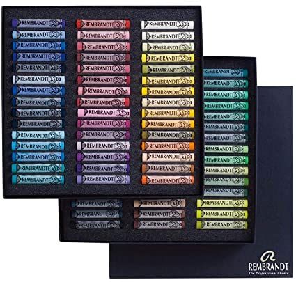 REMBRANDT Royal Talens Soft Pastels General Wood Box Set, 90 Stick Set Royal Talens, Easy Drawings For Beginners, Caran D'ache, Artist Blog, Drawing For Beginners, Frame Matting, Rembrandt, Paper Box, Cardboard Box