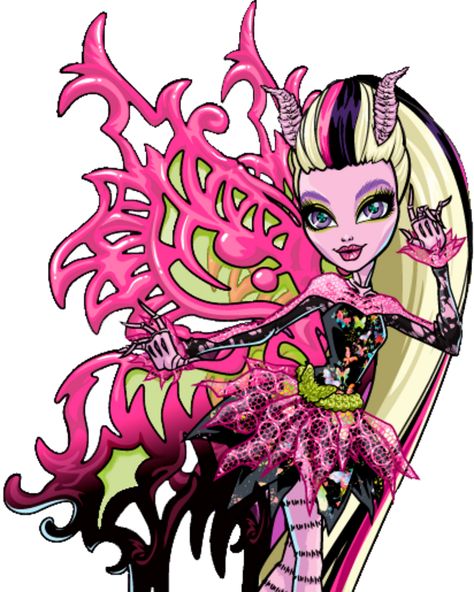 Sirena Von Boo, Avea Trotter, Monster High Wiki, Pink And Black Hair, Arte Monster High, Monster High Pictures, Moth Wings, Moster High, Monster High Art