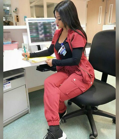 @Areeisboujee Cute Nursing Scrubs, Nurse Outfit Scrubs, Medical Scrubs Fashion, Medical Scrubs Outfit, Hello Nurse, Nurse Inspiration, Nurse Aesthetic, Cute Scrubs, Scrubs Outfit