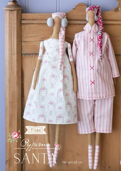 Doll Patterns Free, Santa Doll, Tilda Doll, Stocking Pattern, Star Quilt Patterns, Old Rose, Sewing Dolls, Textile Doll, Sewing Toys