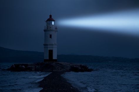 Lighthouse Photos, Light House, Empire State Building, Night In, Ferry Building San Francisco, Royalty Free Images, Adobe Stock, At Night, Lighthouse