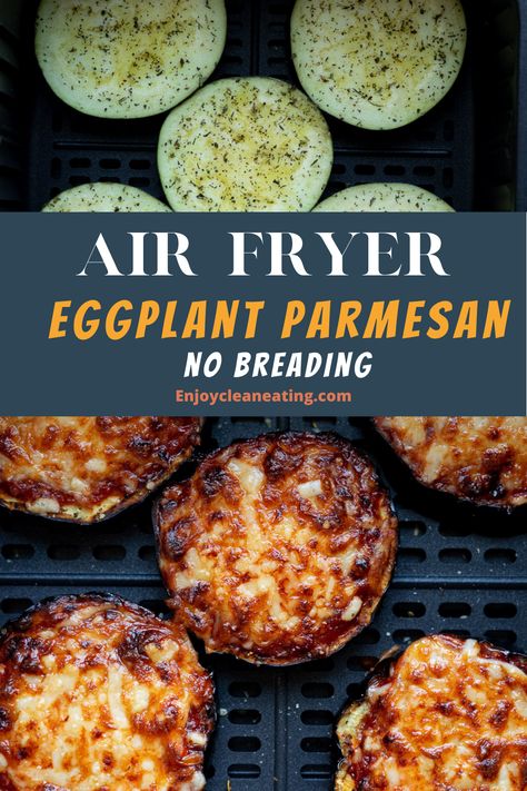 Easy Air Fryer Recipes Healthy, Air Fryer Eggplant Parmesan, Air Fryer Eggplant, Eggplant Recipes Healthy, Air Fryer Recipes Keto, Eggplant Parmesan Recipe, Eggplant Recipes Easy, Eggplant Recipes Parmesan, Healthy Air Fryer