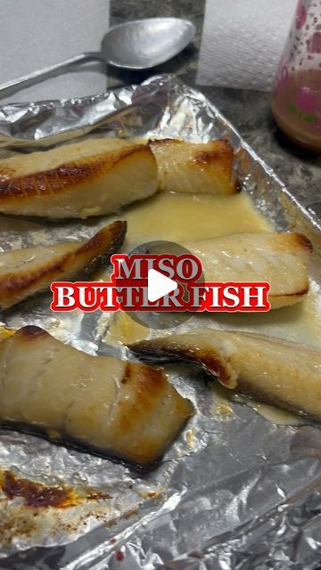 Miso Butterfish Recipe, Butterfish Recipe, Butter Fish Recipe, Butter Cod, Butter Fish, Cod Fillets, Miso Butter, Black Cod, Fish Fillets