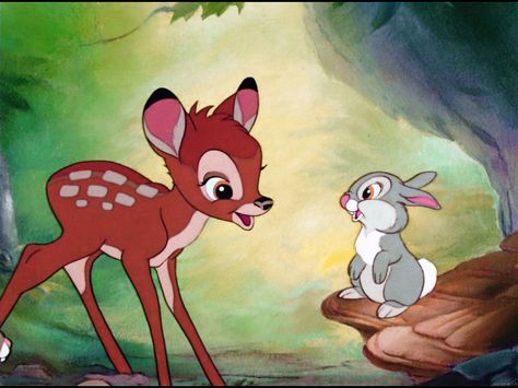 18 Reasons Why No Country Should Ever Accept Refugees (Sarcastic article) Disney Amor, Bambi And Thumper, Bambi Disney, Animation Disney, Images Disney, Bumbo, Karakter Disney, Film Disney, Disney Facts