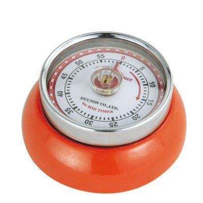 Frieling Retro Kitchen Timer Color: Orange Kitchen Timer, Orange Kitchen, Kitchen Timers, Kitchen Utensils Gadgets, Retro Kitchen, Cooking Tools, Kitchen Tools And Gadgets, Dining And Kitchen, Retro Look