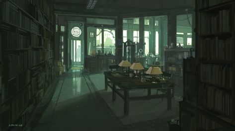 Office Concept Art, Fantasy Kingdom, Office Concept, Fantasy Story Ideas, Scenery Art, Old Gas Stations, Candle Wick, Anime Boy Sketch, Environment Art