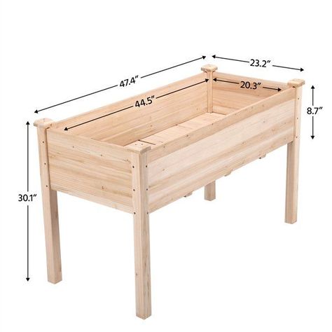 Wood Garden Beds, Wood Raised Garden Bed, Wooden Raised Garden Bed, Wooden Garden Bed, Raised Garden Bed Plans, Elevated Gardening, Vegetable Planters, Raised Flower Beds, Planter Beds