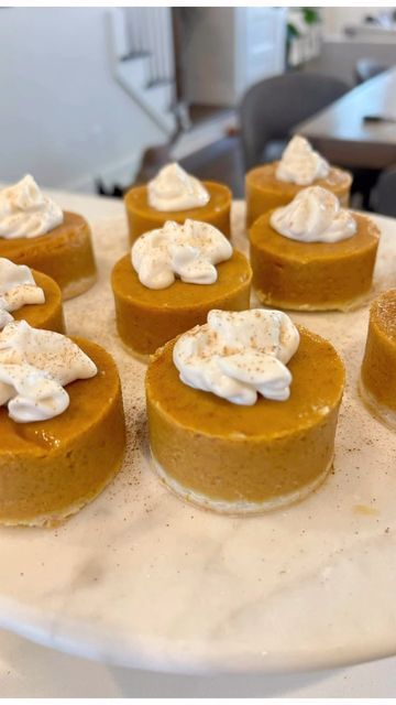 Almond Milk Whipped Cream, Individual Pumpkin Pie, Erin Oprea, Pumpkin Cake Pops, Pumpkin Pie Cake, Pumpkin Pie Cookies, Leftover Pie, Pie Pops, Leftover Pumpkin