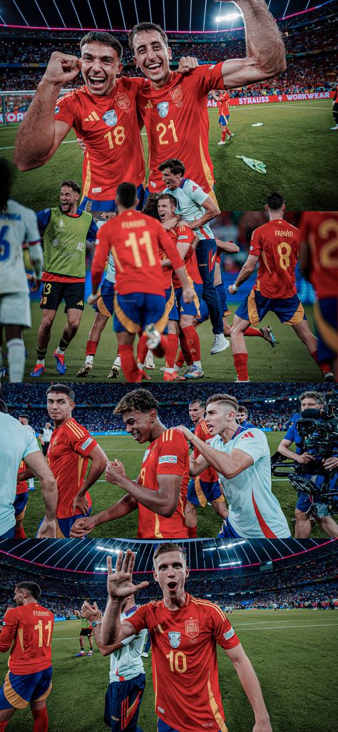 #spain #champions #euro2024 #wallpapers #4k Spain Wallpaper, Barcelona Instagram, Basketball Love, Soccer Event, European Soccer, Football Quotes, Football Photos, Football Memes, Soccer Skills