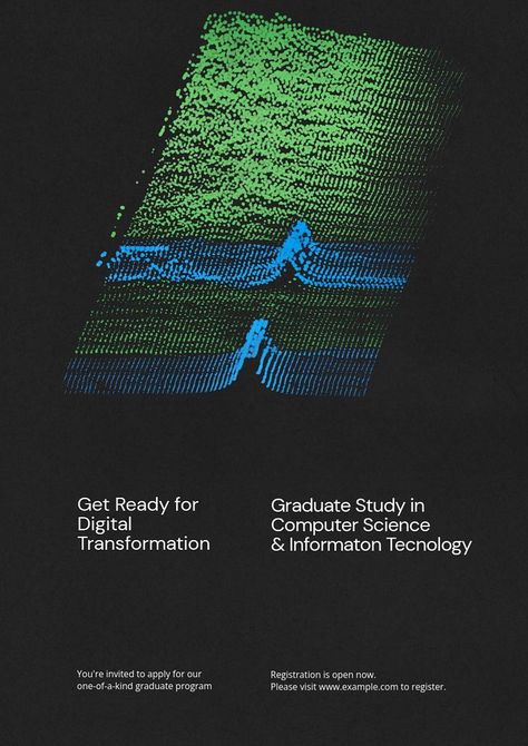 Computer Science Design, Transformation Poster, Technology Poster, Science Computer, Technology Posters, Elements Design, About Science, Graduate Program, Good Art