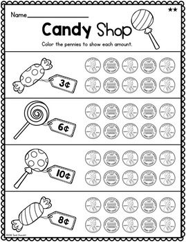 Images Of Money, Kindergarten Money, Money Math Worksheets, Learning Money, Teaching Money, Money Math, Money Worksheets, Homeschool Worksheets, Counting Money