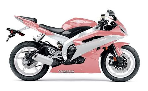 Yamaha R6 - All my kids promises to buy me this when they "grow up" This is the one Mommy is holding onto!!!! Pink Motorcycle, Мотоциклы Cafe Racers, Custom Sport Bikes, Motorbike Girl, Yamaha R6, Pretty Bike, Motorcycle Types, Sports Bikes Motorcycles, Color Paint