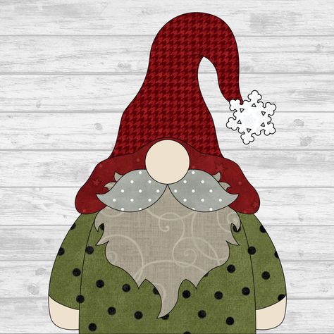 Snowflake Gnome Precut Fused Applique Pack - 630282365339 Christmas Applique Templates Printable Free, Gnome Applique Pattern Free, Quilted Gnome Pattern, Christmas Gnome Applique, Elf Applique Patterns, Gnome Quilt Patterns Free Sewing, Gnome Applique, Snowflake Gnome, Christmas Sewing Patterns