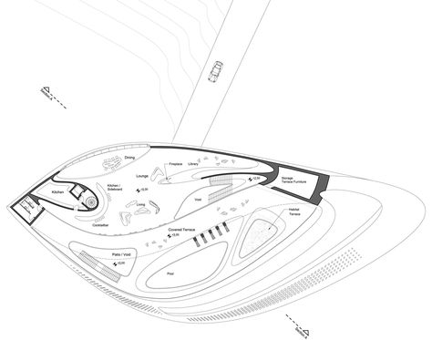 Concept villas for golf and spa resort by Zaha Hadid Architects Shell Shell Building Architecture, Zaha Hadid Plan, Zaha Hadid Buildings, Zaha Hadid Architecture, New Architecture, Spa Resort, Zaha Hadid Architects, Architecture Magazines, Plan Drawing