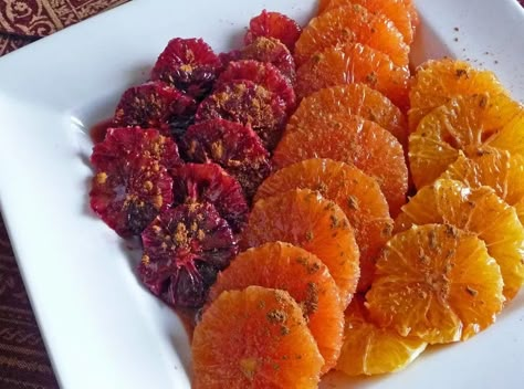 Traditional Moroccan Desserts, Moroccan Recipes Authentic, African Desserts, Moroccan Desserts, Moroccan Recipe, Cottage Party, Continental Food, Morocco Food, Orange Dessert