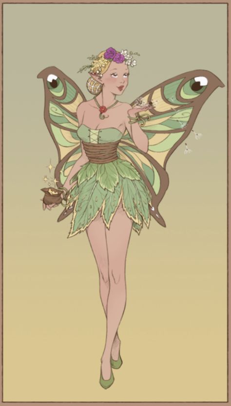 Summer Fairy, Fantasy Clothing, Fantasy Creatures, Art Inspiration, Halloween, Art