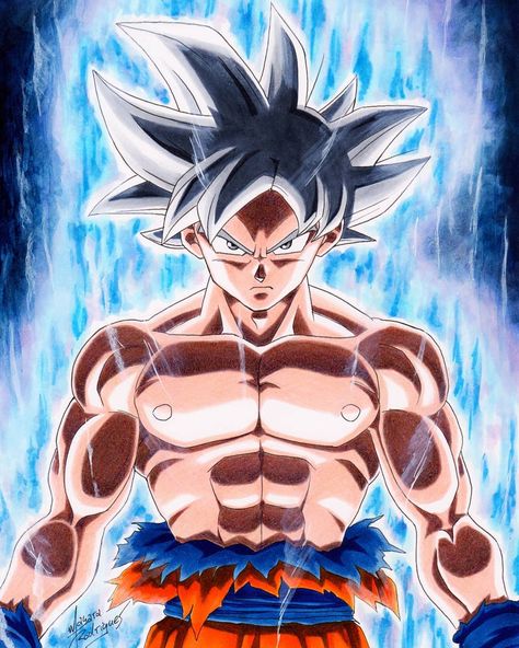 #goku #songoku #ultrainstinct #migattenogokui #ultrainstinto #gokuultrainstinct #anime #manga #drawing #desenho #dbs #dragonball… Goku Mui, Goku Images, Goku Art, Super Goku, Dragon Ball Wallpaper Iphone, Ultra Instinct, Dragon Ball Painting, Dragon Ball Super Wallpapers, Dragon Ball Super Artwork