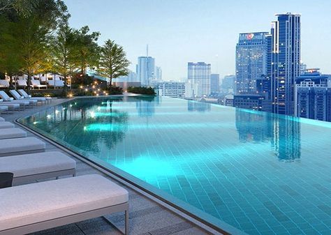 Penthouse Bar, Park Hyatt Bangkok, Hotel Swimming Pool, Yabu Pushelberg, Koh Chang, Bangkok Hotel, Ao Nang, Park Hyatt, Modern Pools