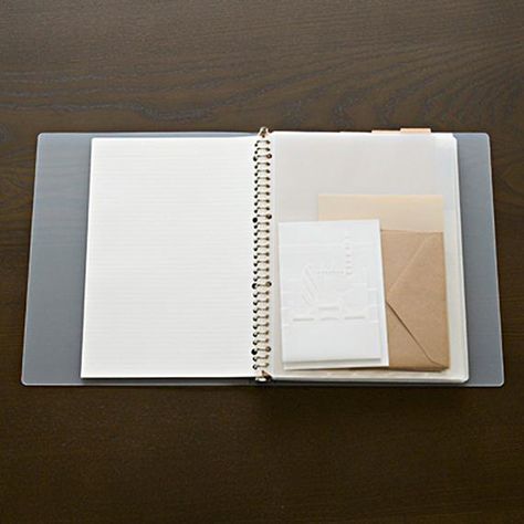 Muji Binder, Muji Stationary, Clear Binder, Muji Stationery, Study Stationery, Journal Writing Prompts, Study Inspo, Studying Inspo, Journal Stationery