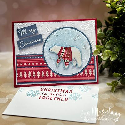 Beary Cute Bundle Stampin Up Cards, Stampin Up Beary Christmas Memories & More, Stampin Up Beary Christmas, Beary Christmas Stampin Up Cards, Polar Bear Christmas Cards, Polar Bear Christmas, Christmas Card Set, Snowflake Cards, Christmas Card Inspiration