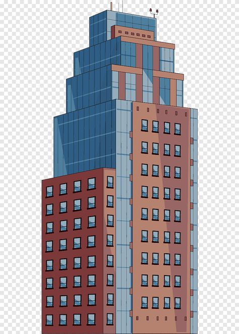 Cartoon Architecture, Building Cartoon, Buildings Artwork, Cartoon City, Cartoon Building, Downtown Nyc, Painting Cartoon, Paper Architecture, Building Icon